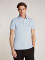 Poloshirt in Slim-Fit - Hellblau / S