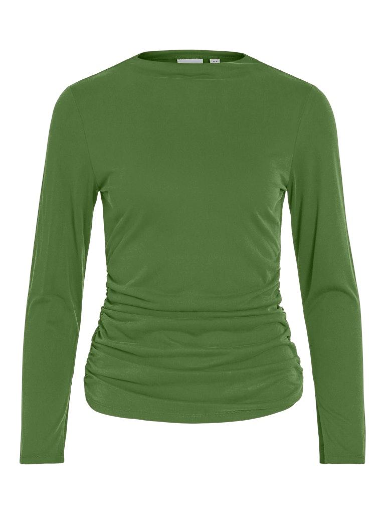 VIALEDA FUNNELNECK L/S TOP Grün S