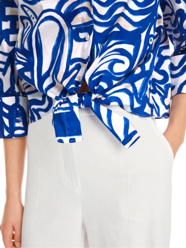 Bedruckte Bluse 38 - Gentian