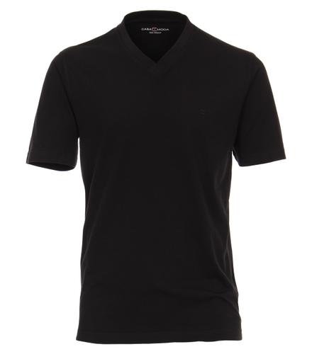 T-Shirt Halbarm Doppelpack 092600 S - Schwarz