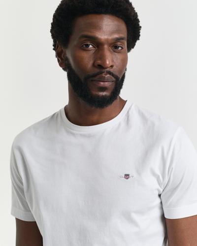 Regular Fit Shield T-Shirt S - White