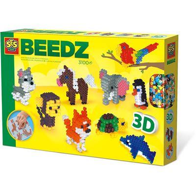 SES Creative - Bügelperlen 3 D Tiere