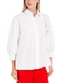Oversized Hemdbluse in 100 % Baumwolle 36 - White