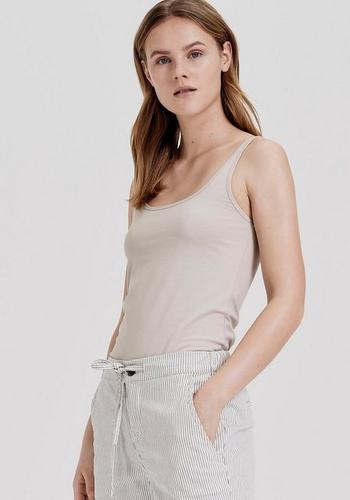 OPUS Tanktop »Ina« mit schmalen Trägern - Beige / 44