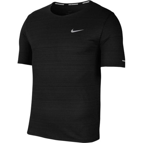 NIKE Herren Laufsport T-Shirt "DF Miler" S in Schwarz