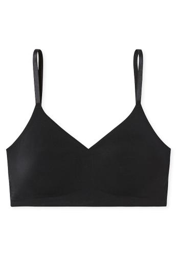 Bustier mit Pads Schwarz 38