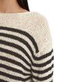 Gestreifter Pullover loose Mehrfarbig XL