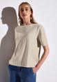 T-Shirt mit Struktur 36 - Moonstone Sand