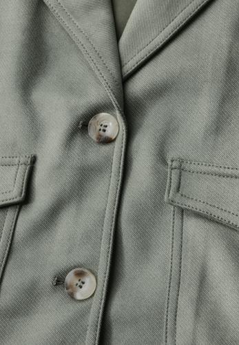Velours Jacke 36 - Dusty Milky Green