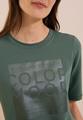Softes Shirt mit Folienprint XL - Dark Balmy Khaki