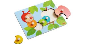 HABA 303189 Greifpuzzle Raupe Mina