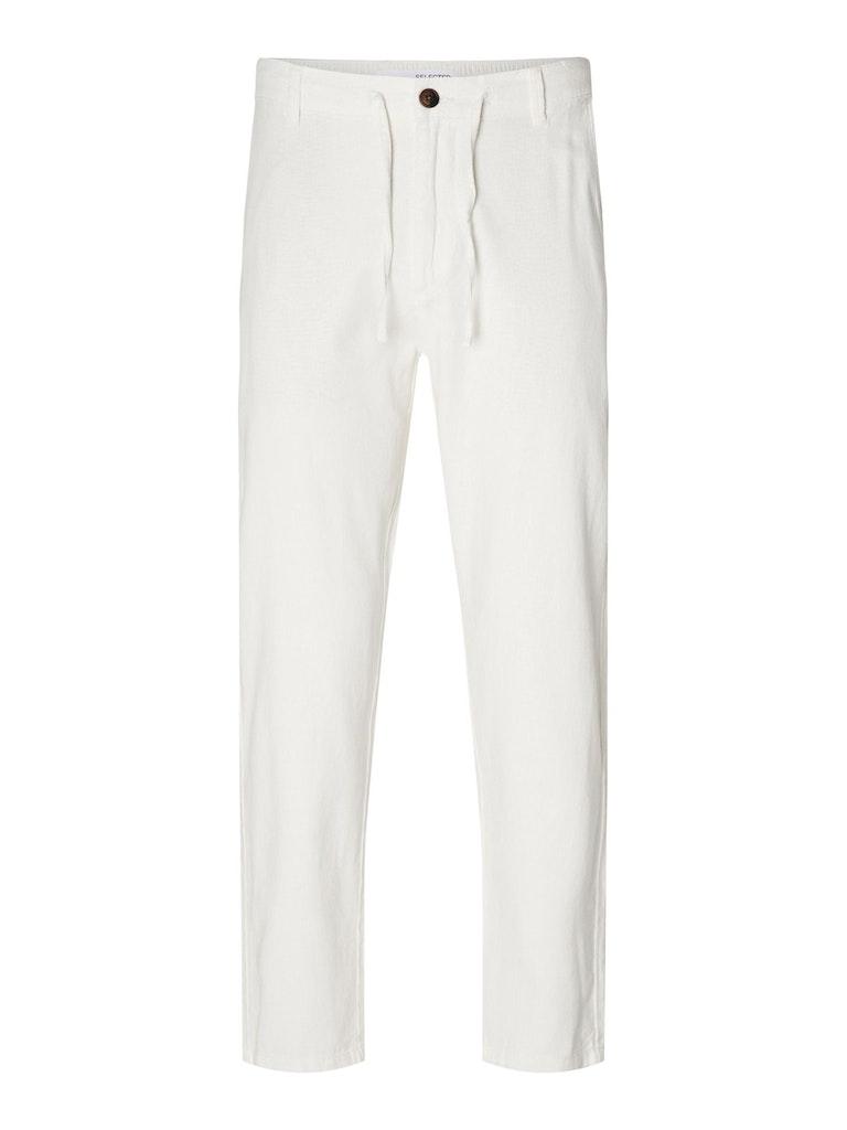 SLH172-SLIMTAPE BRODY LINEN PANT NOOS Weiß XXL