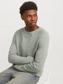 JJEHILL KNIT CREW NECK NOOS XL Structure Fit - Iceberg Green