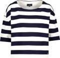 Sweatshirt mit Streifen 44 - Marine Ringel