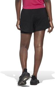 ADIDAS Damen Shorts W MIN 2IN1 SHO L in Schwarz
