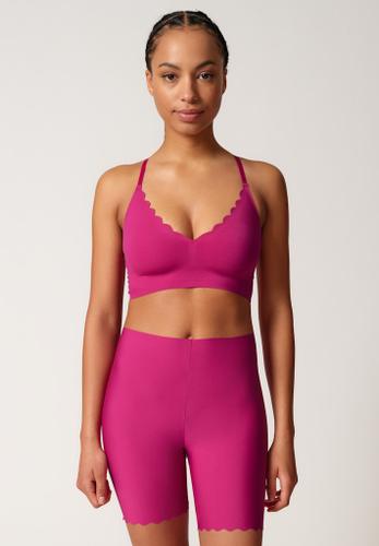 Skiny Damen Bustier herausn. Pads Micro Essentials Violett 40