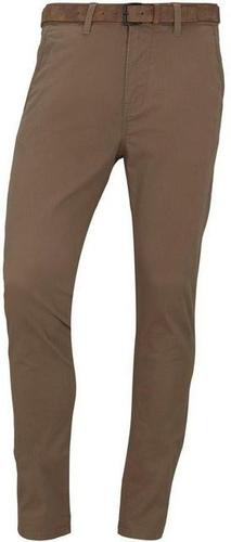 Slim Fit Chino Hose mit Gürtel 29/32 Slim Fit - Honey Camel Beige