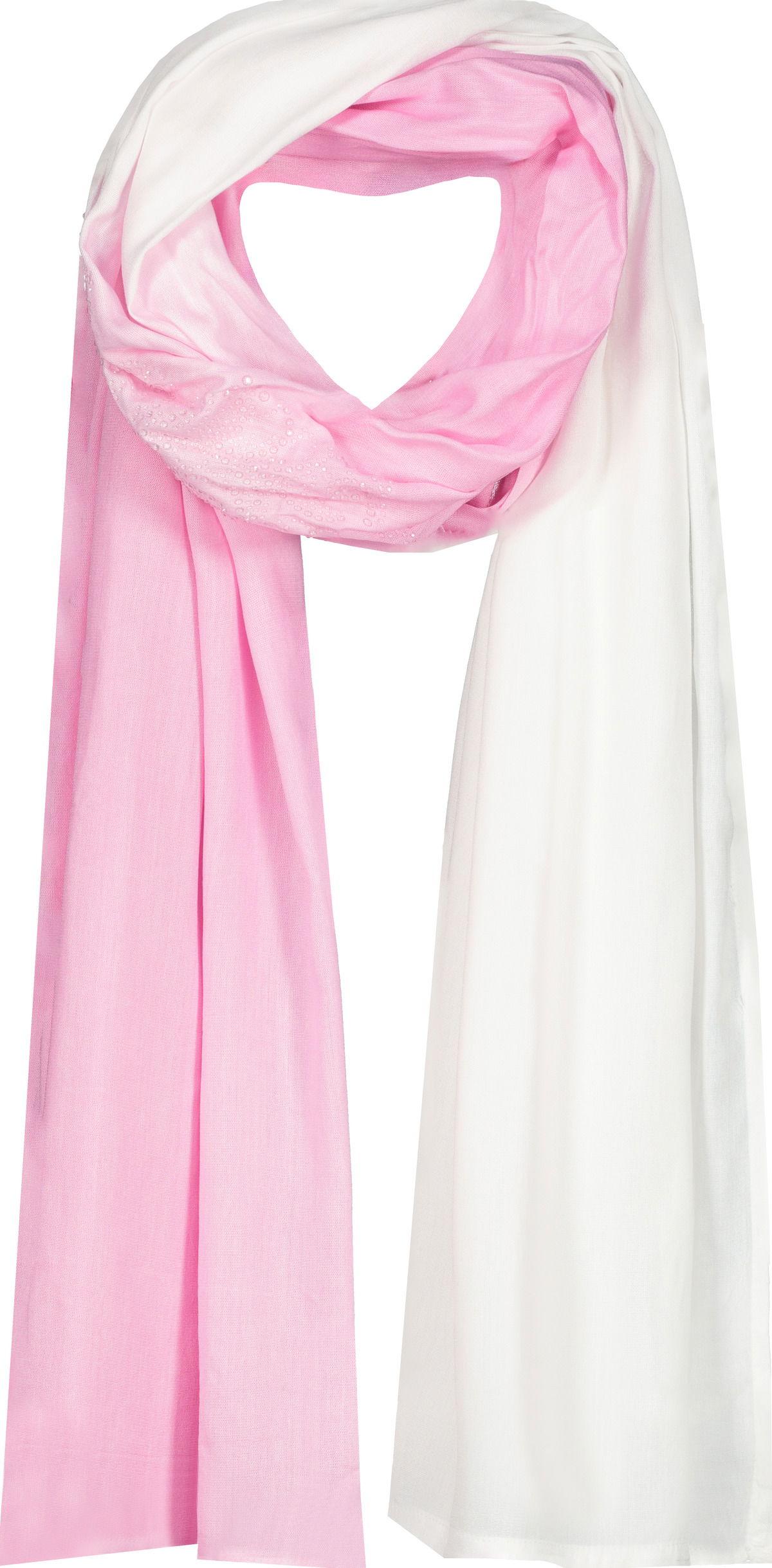 Schal mit Batikverlauf OS - Bubblegum Gemustert
