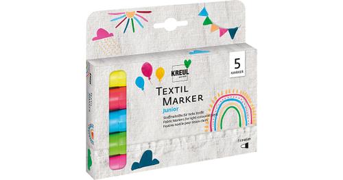 Textilmarker medium Junior, 5er Set