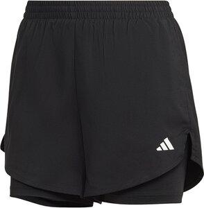 ADIDAS Damen Shorts W MIN 2IN1 SHO L in Schwarz