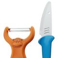 Kinderkoch-Set mit Gemüseschäler und Messer, 2-teilig