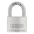 Abus Zylindervorhangschloss 64TI/40 Schlosskörper-B.40mm Titalium versch.-schl.ABUS