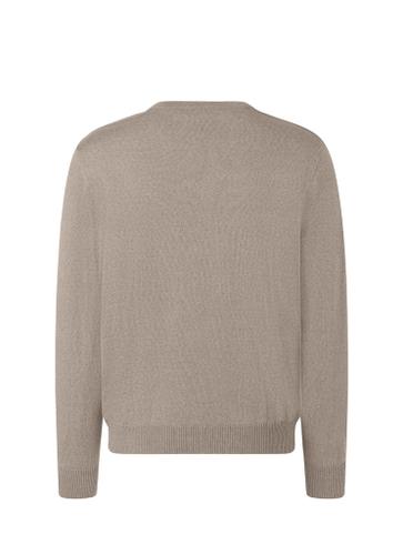 Pullover V-Ausschnitt 1/1 Arm Beige