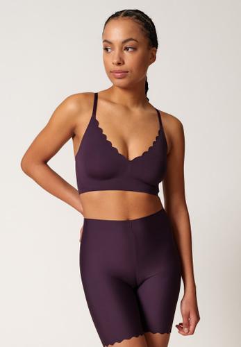 Skiny Damen Bustier herausn. Pads Micro Essentials Violett 44