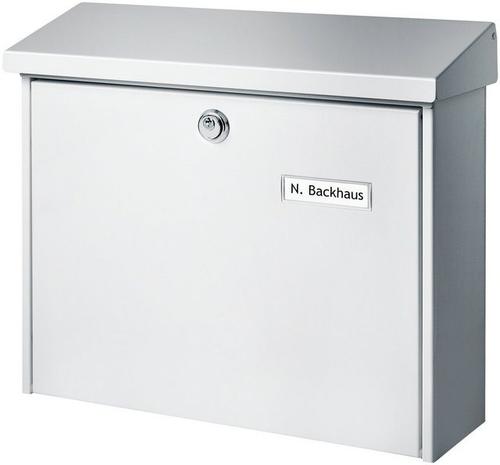 Burg Wächter BURG WÄCHTER Briefkasten »Amsterdam 867 W«, Stahlblech-Briefkastenset