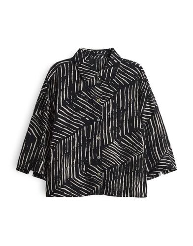 Hemdbluse "Fiana" - Schwarz / 36