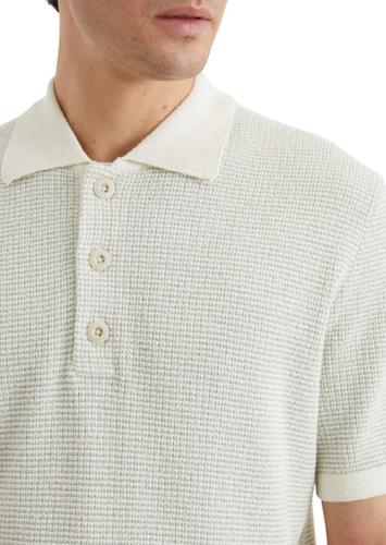 Poloshirt Strick regular Weiß XXL