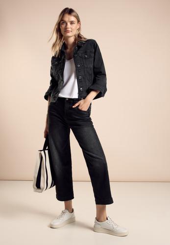Jeansjacke im Washed-Look 36 - Black Washed