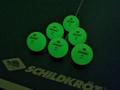 DONIC SCHILDKRÖT TT-Ball GLOW IN THE DARK POLY 40+, 6 Stück - in Schwarz