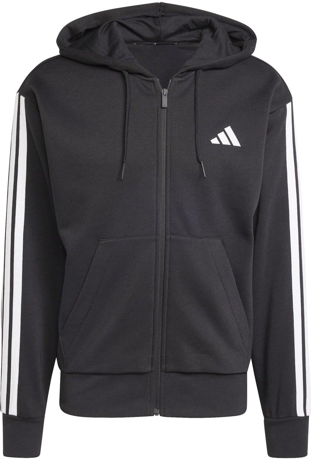 ADIDAS Herren Kapuzensweat Essentials 3-Streifen XXL in Grau