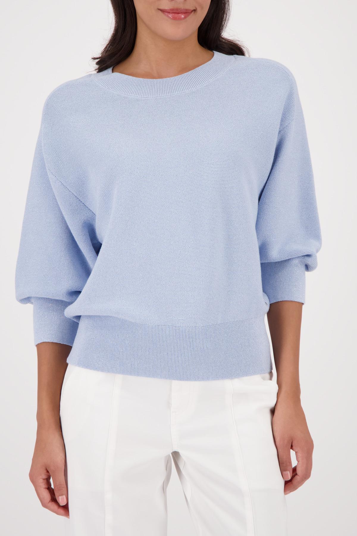 Strickpullover mit Lurex 38 - Light Sky