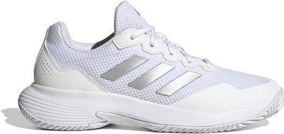 ADIDAS Damen Tennisoutdoorschuhe GameCourt 2 W 36 ⅔ in Silber