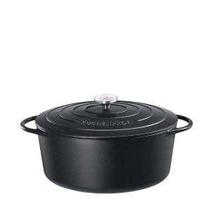 Küchenprofi Provence Bratentopf oval 31cm - schwarz