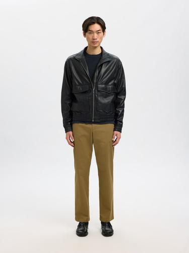 SLHDANE LS KNIT STRUCTURE CREW NECK NOOS M Normal geschnitten - Sky Captain