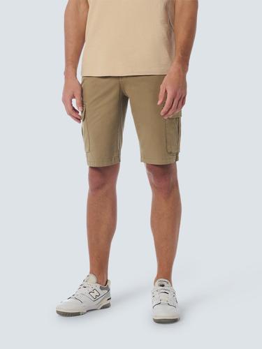 Short Cargo Garment Dyed + Stone Washed Stretch Braun 33