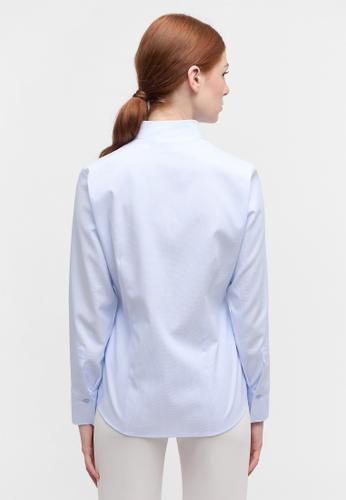 Bluse Jacquard Langarm 36/Langarm REGULAR FIT - Hellblau