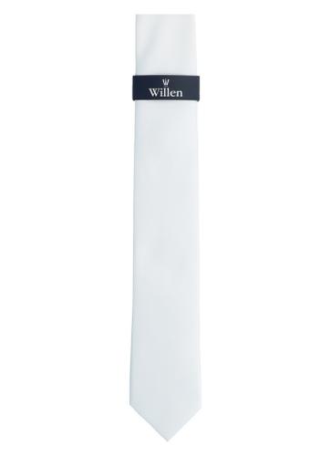 Willen Krawatte Weiß OS