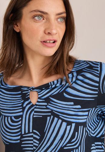 Shirt mit Knotendetail M - Universal Blue