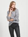 VIRIL O-NECK L/S KNIT TOP - NOOS