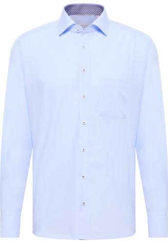 Original Shirt Popeline Langarm Blau 44/Langarm - 65cm