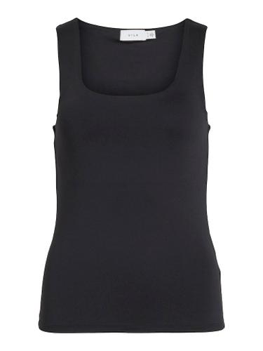 VIKENZA U-NECK S/L TANK TOP REV - NOOS L Eng anliegend - Black
