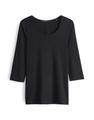 Basic-Shirt "Kain" - Schwarz / 38