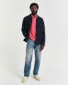Sunfaded Piqué Poloshirt Rot, Rosa L