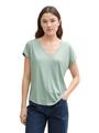 Loose Fit T-Shirt mit V-Ausschnitt XL Loose Fit - Fresh Mint Green