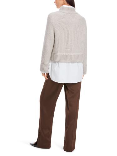 Kurzer Sweater Knitted in Germany 36 - Smoke