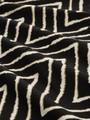 Kleid mit Raffungen 36 Regular Fit - Black Zig Zag Design